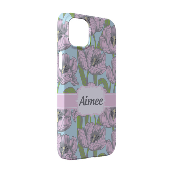 Custom Wild Tulips iPhone Case - Plastic - iPhone 14 (Personalized)