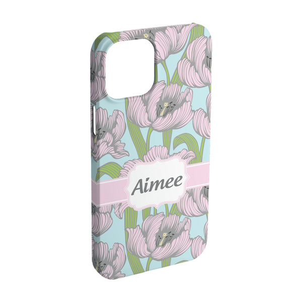 Custom Wild Tulips iPhone Case - Plastic - iPhone 15 (Personalized)