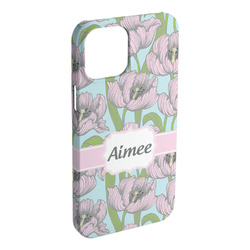 Wild Tulips iPhone Case - Plastic - iPhone 15 Plus (Personalized)