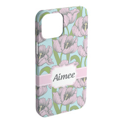 Wild Tulips iPhone Case - Plastic - iPhone 15 Pro Max (Personalized)