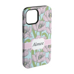 Wild Tulips iPhone Case - Rubber Lined - iPhone 15 (Personalized)