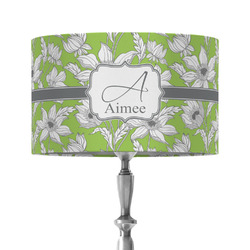 Wild Daisies 12" Drum Lamp Shade - Fabric (Personalized)