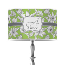 Wild Daisies 12" Drum Lamp Shade - Poly-film (Personalized)