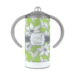 Wild Daisies 12 oz Stainless Steel Sippy Cup (Personalized)