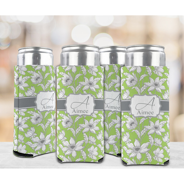 Wild Daisies 12oz Tall Can Sleeve - Set of 4 - LIFESTYLE