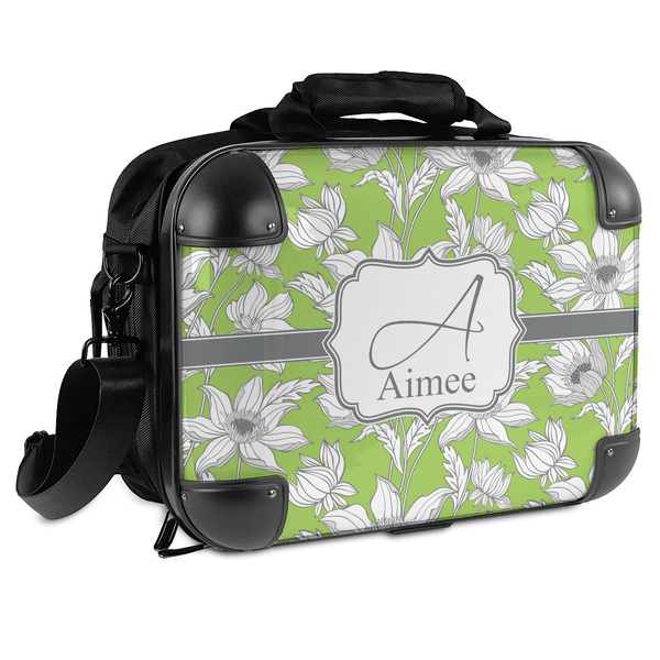 Custom Wild Daisies Hard Shell Briefcase (Personalized)