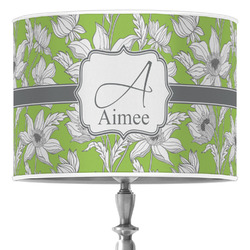 Wild Daisies 16" Drum Lamp Shade - Poly-film (Personalized)