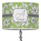 Wild Daisies 16" Drum Lampshade - ON STAND (Poly Film)
