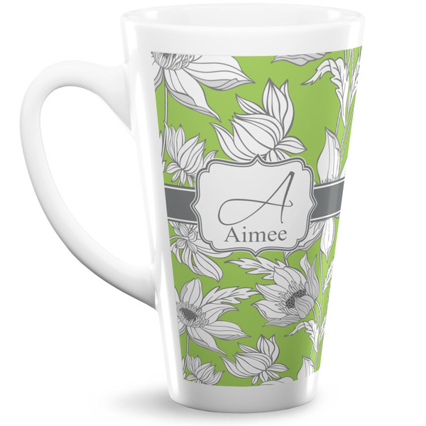 Custom Wild Daisies Latte Mug (Personalized)