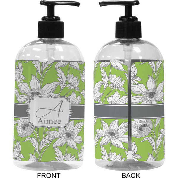 Wild Daisies 16 oz Plastic Liquid Dispenser (Approval)