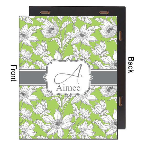 Wild Daisies 16x20 Wood Print - Front & Back View