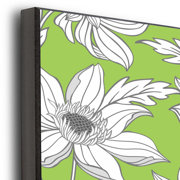 Wild Daisies 20x24 Wood Print - Closeup