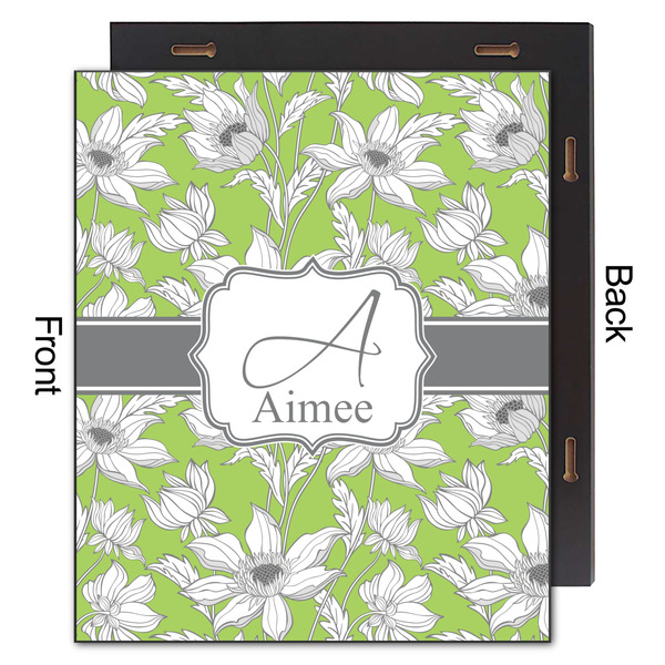 Wild Daisies 20x24 Wood Print - Front & Back View