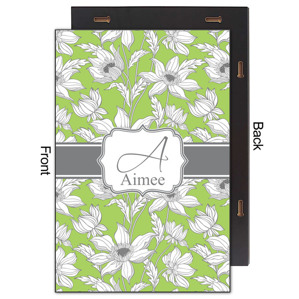 Wild Daisies 20x30 Wood Print - Front & Back View