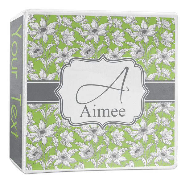 Custom Wild Daisies 3-Ring Binder - 2 inch (Personalized)