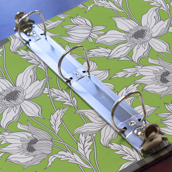 Wild Daisies 3 Ring Binders - Full Wrap - 1" - DETAIL