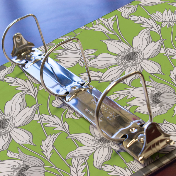 Wild Daisies 3 Ring Binders - Full Wrap - 2" - DETAIL