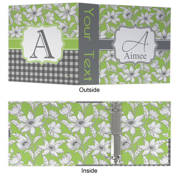 Wild Daisies 3 Ring Binders - Full Wrap - 3" - APPROVAL