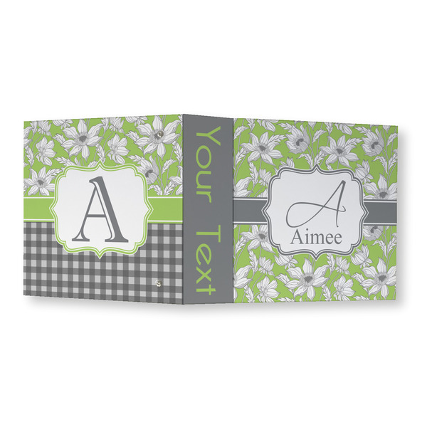 Wild Daisies 3 Ring Binders - Full Wrap - 3" - OPEN OUTSIDE