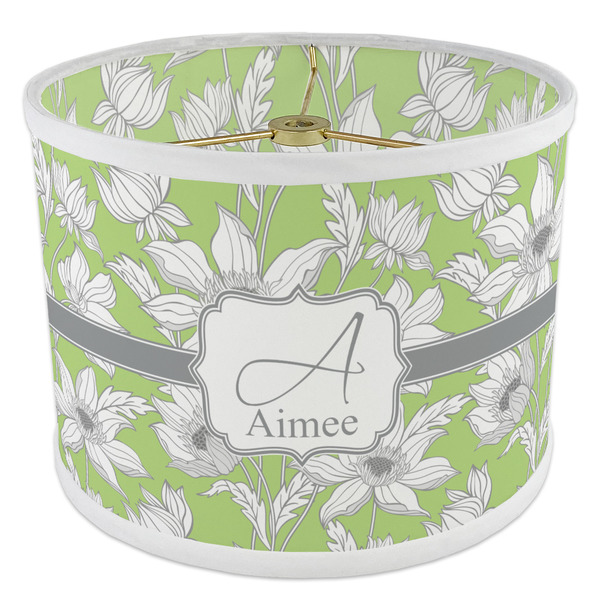 Wild Daisies 8" Drum Lampshade - ANGLE Poly-Film