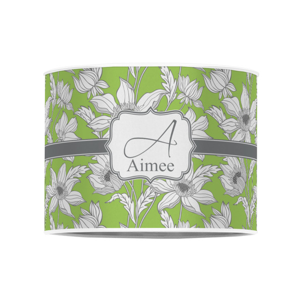 Wild Daisies 8" Drum Lampshade - FRONT (Poly Film)