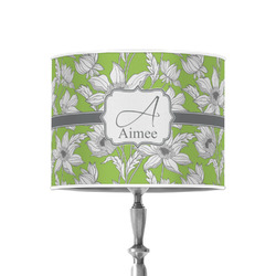 Wild Daisies 8" Drum Lamp Shade - Poly-film (Personalized)