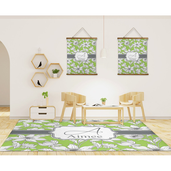 Wild Daisies 8'x10' Indoor Area Rugs - IN CONTEXT