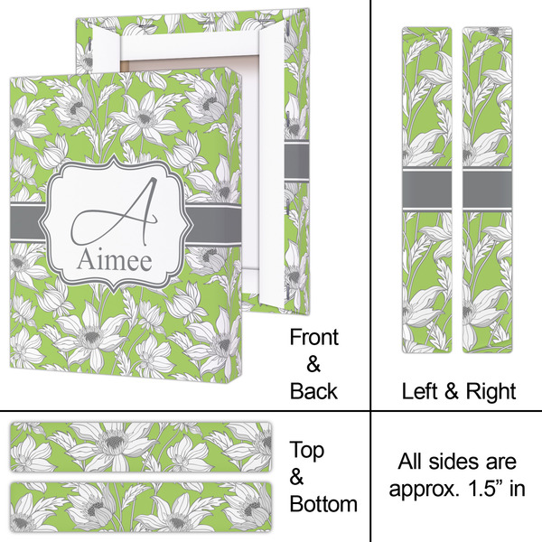 Wild Daisies 8x10 - Canvas Print - Approval