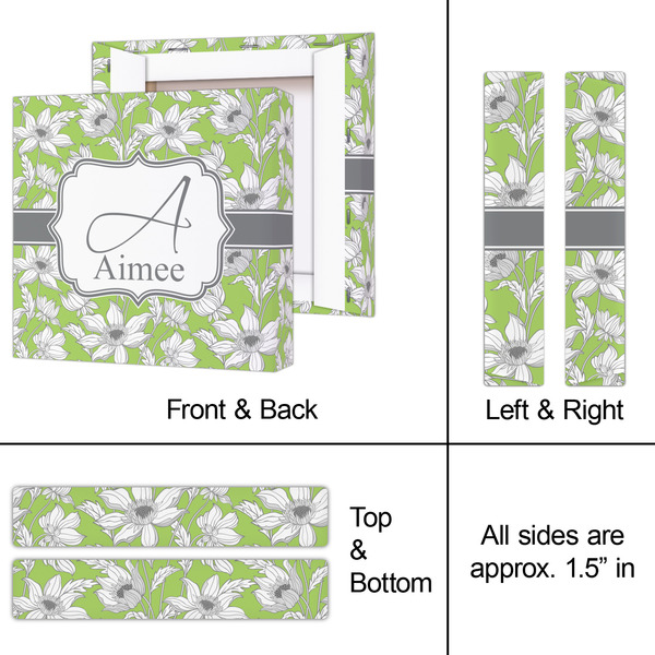 Wild Daisies 8x8 - Canvas Print - Approval