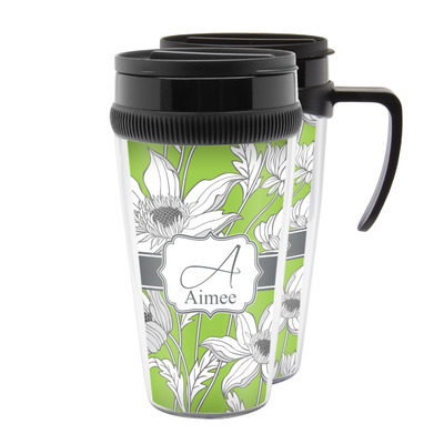Wild Daisies Acrylic Travel Mug (Personalized)