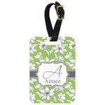 Wild Daisies Metal Luggage Tag w/ Name and Initial
