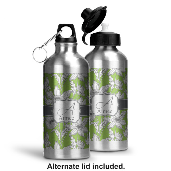 Wild Daisies Aluminum Water Bottle - Alternate lid options