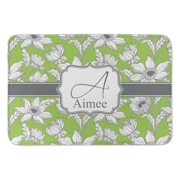 Custom Wild Daisies Anti-Fatigue Kitchen Mat (Personalized)