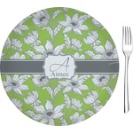 Wild Daisies 8" Glass Appetizer / Dessert Plates - Single or Set (Personalized)