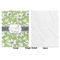 Wild Daisies Baby Blanket (Single Side - Printed Front, White Back)