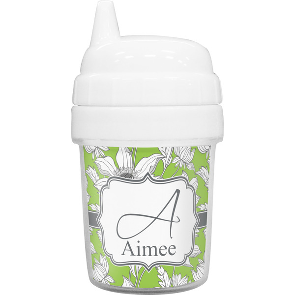 Custom Wild Daisies Baby Sippy Cup (Personalized)