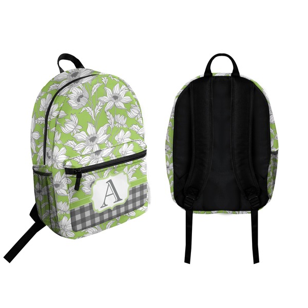 Wild Daisies Backpack front and back - Apvl