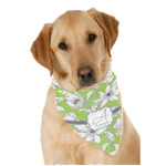 Wild Daisies Dog Bandana Scarf w/ Name and Initial
