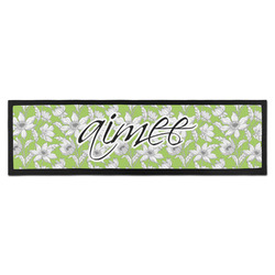 Wild Daisies Bar Mat - Large (Personalized)