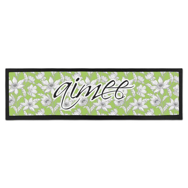 Custom Wild Daisies Bar Mat (Personalized)