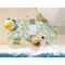 Wild Daisies Beach Towel Lifestyle