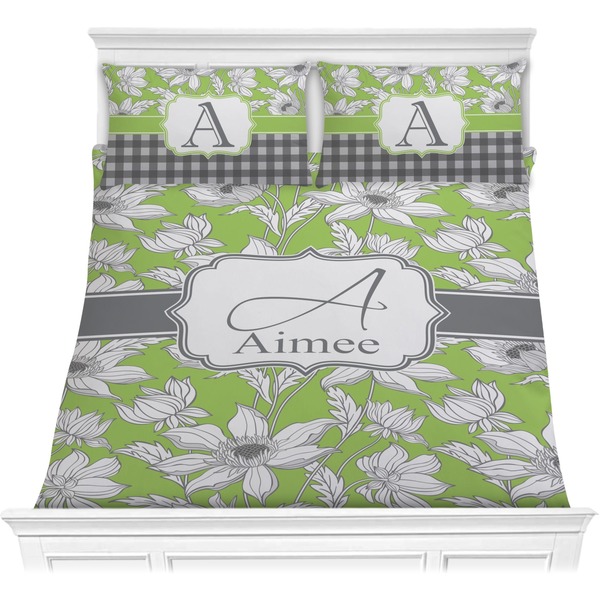 Custom Wild Daisies Comforter Set - Full / Queen (Personalized)