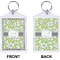 Wild Daisies Bling Keychain (Front + Back)
