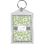 Wild Daisies Bling Keychain (Personalized)
