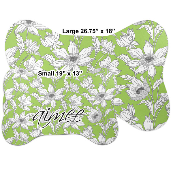 Wild Daisies Bone Shaped Mat Comparison