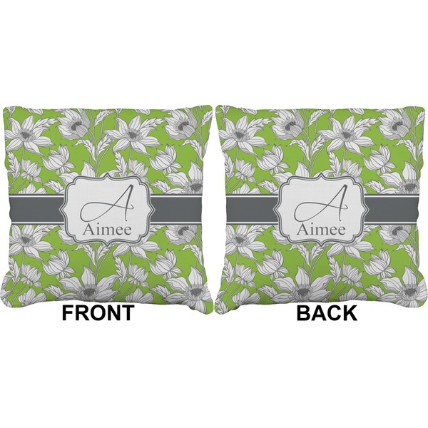 Wild Daisies Burlap Pillow Approval