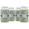 Wild Daisies Can Cooler (12 oz) - Set of 4 w/ Name and Initial