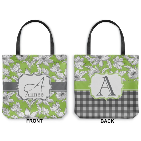 Wild Daisies Canvas Tote - Front and Back