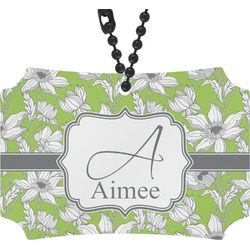 Wild Daisies Rear View Mirror Ornament (Personalized)
