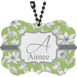 Wild Daisies Rear View Mirror Charm (Personalized)